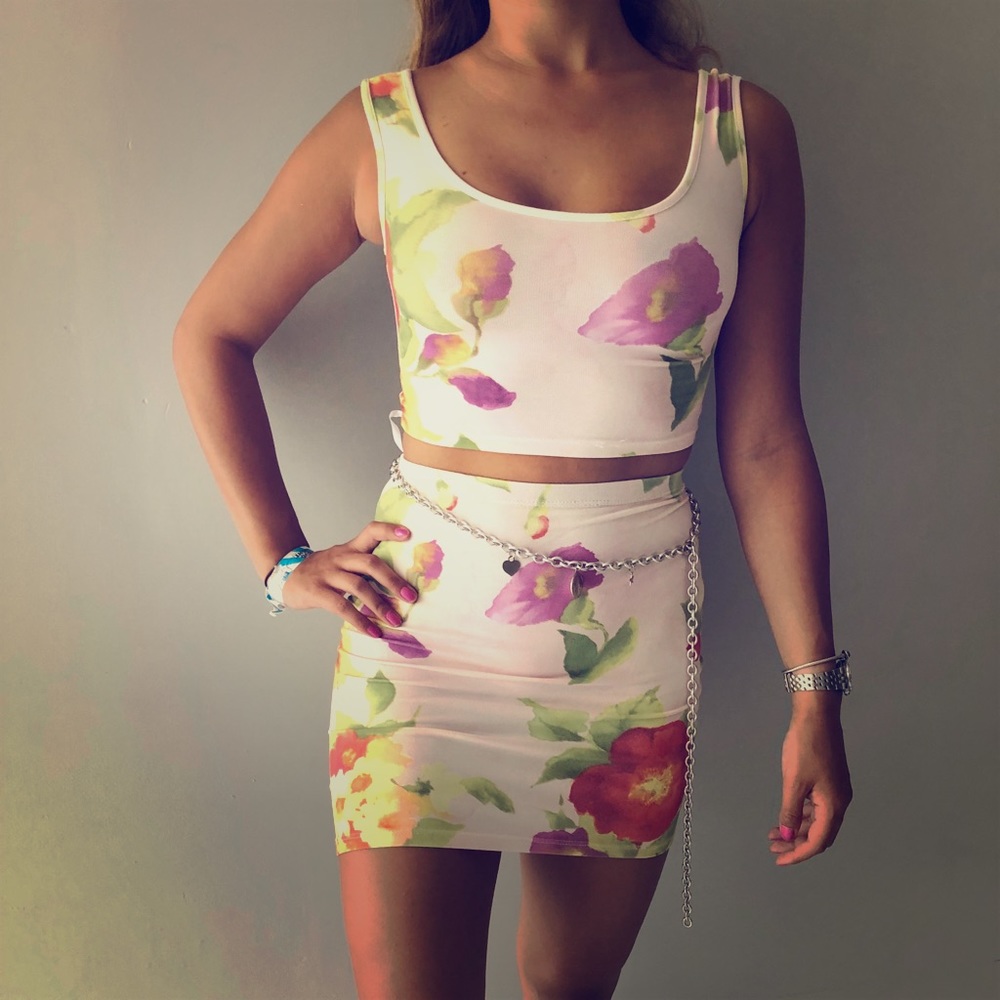Floral two piece set